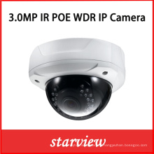 3MP WDR Dome Vandal-Proof Security CCTV Network Caméra IP avec audio et alarme